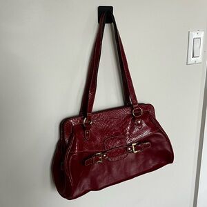 vintage red purse